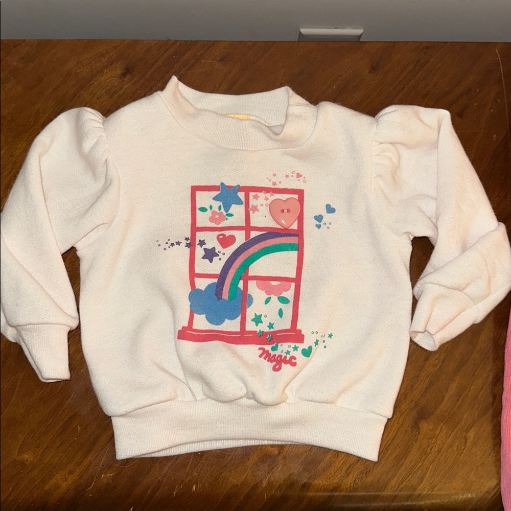 Vintage never worn Carter’s 2T outfit. Corduroy pants with magic windows shirt.